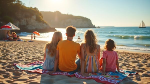 Séjour famille au camping d'Anglet, au bord de l'océan